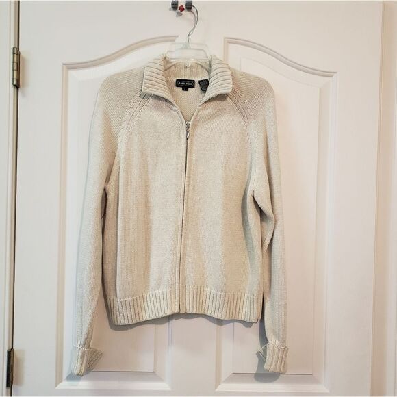 Jeanne Pierre Women's Cream Sweater Size Large - Picture 1 of 4